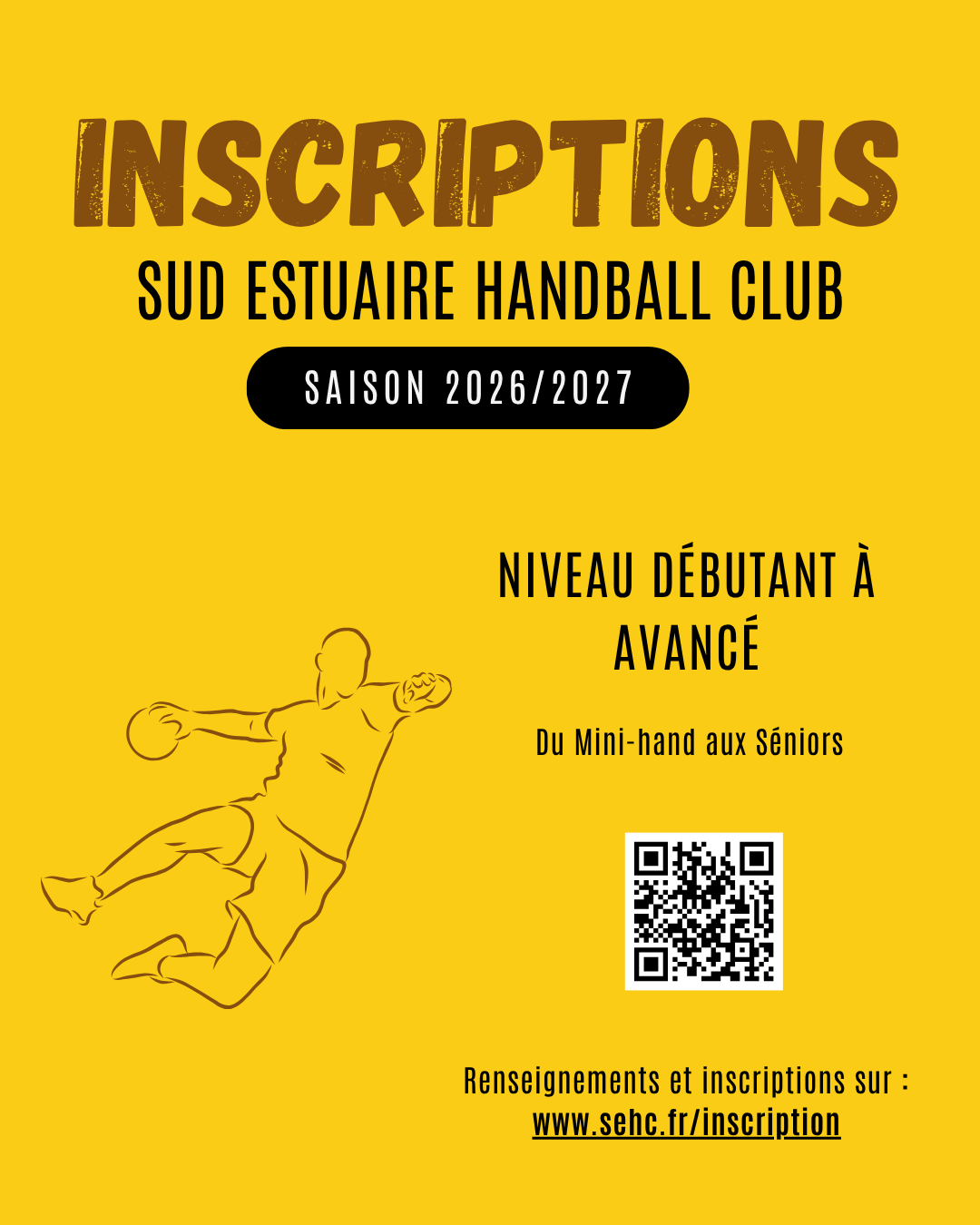 Les inscriptions pour la nouvelle saison sont ouvertes !